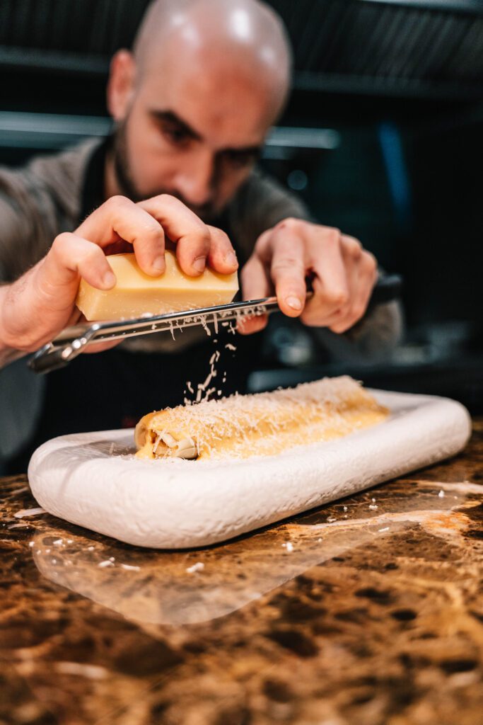 the chef at the Taula 26 restaurant